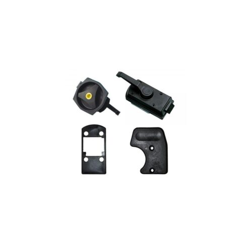 FAWO Wohnwagenschloss, FF-System HSC, ohne Schließzylinder, mit Zubehör (Unterlegplatte + Innenzuziehgriff)