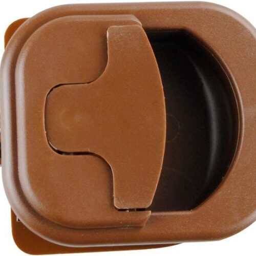 Lilie Möbelschnappschloss, braun