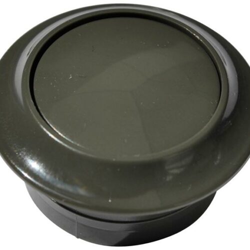 Häfele Push Lock Druckknopf mit Rosette, 16mm, dunkelgrau