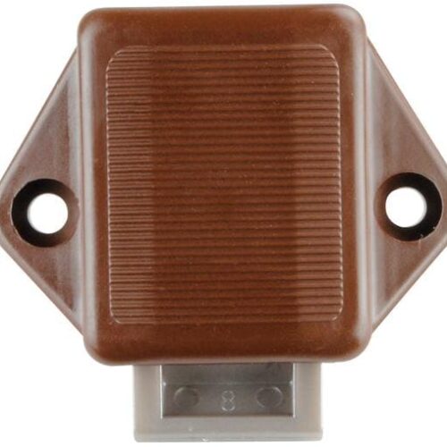 Häfele Mini Push-Lock-Schloss, braun