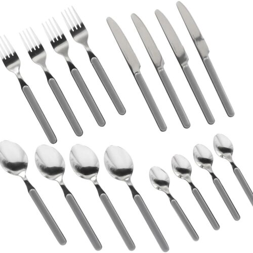 Brunner Delice Besteck-Set, 16-teilig, grau