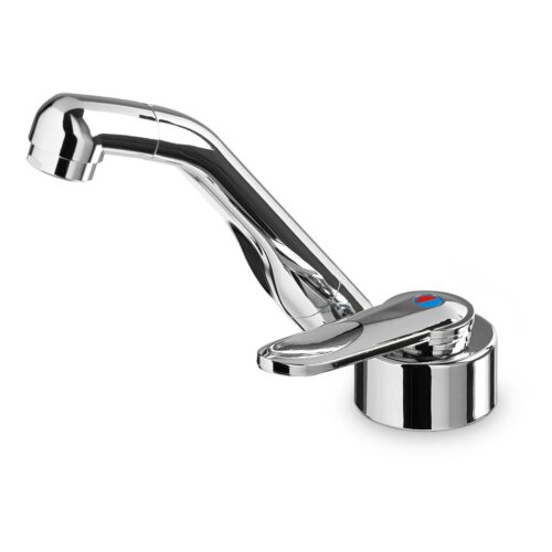 Dometic AC 539 Einhebelmischer, 33mm, Tülle, Mikroschalter, chrom