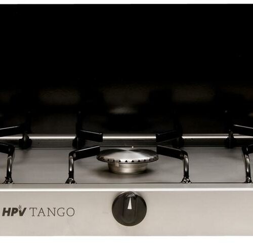HPV Tango Gaskocher, 3-flammig, Edelstahl, 50mbar