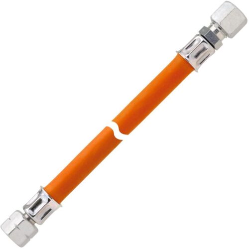 GOK Mitteldruck-Gasschlauch, Gummi, 1/4 x RVS10, 45cm