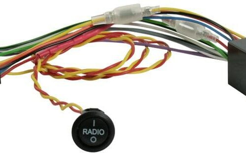 Caratec CI200A Ein/Aus-Schalter zum Festeinbau für Autoradios