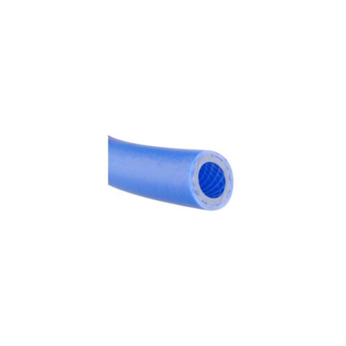 PVC Heißwasserschlauch blau 10x3mm mit Gewebeeinlage, 1m