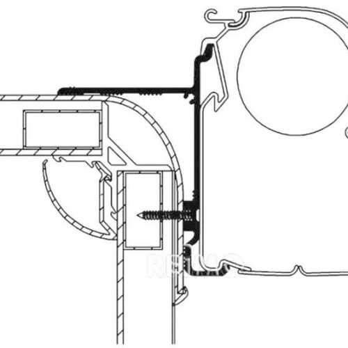 Thule Omnistor 5200/8000/4200 Adapter für Pilote Explorateur, 400cm