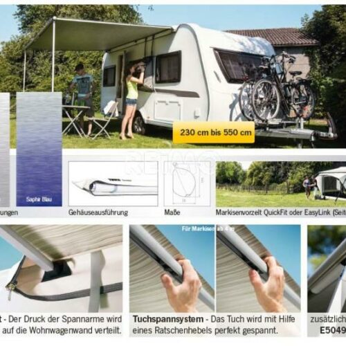 Thule Omnistor 1200 Sackmarkise, 550cm, Mystic Grey