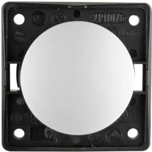 Berker Integro Flow/Pure Wechselschalter, chrom matt, 12/230V