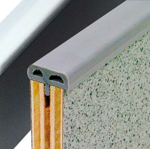 Umleimer gepolstert, mit Nase, silber, 5m