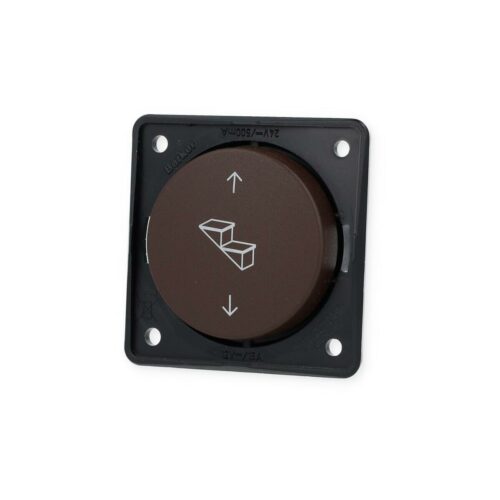 Berker Integro Flow/Pure Wipptaster Trittstufe, 12/24V, braun