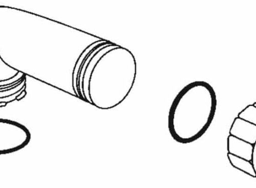 Thetford Entleerungsstutzen für Porta Potti 565/Excellence, grau