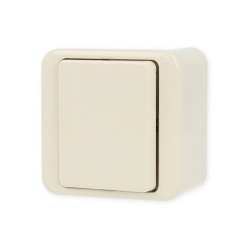 Berker Integro Wippschalter, Aufputz, weiß glänzend