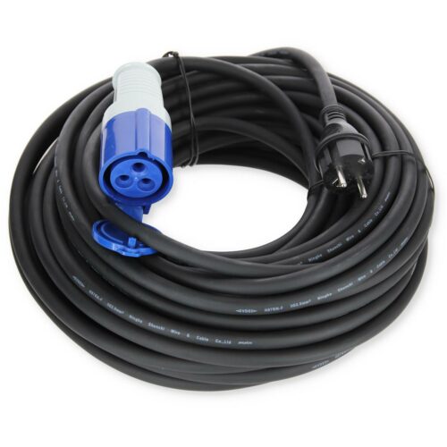 Carbest CEE-Adapterkabel Schuko-Stecker/CEE-Kupplung, 25m