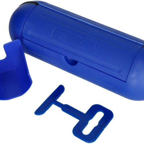 Carbest Kabelsafe für Schuko-Stecker, blau