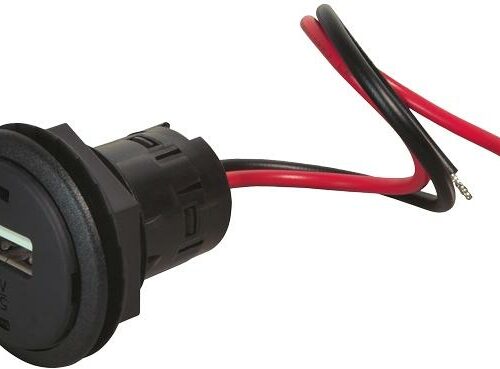 Power USB-Ladesteckdose, 3A, 12/24V, ohne Deckel