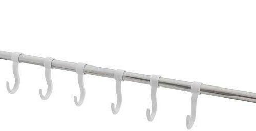 Eurotrail Hakenleiste mit Saugnapf, weiß