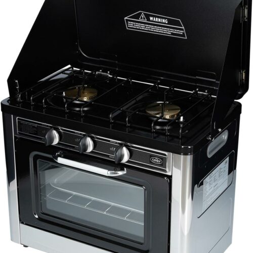 Camp4 Backofen mit 2-flamm Kocher, 50mbar