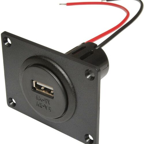 Pro Car USB Einbausteckdose, 3000mA, 12/24V