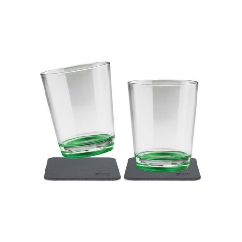silwy Magnet Trinkbecher, 250ml, 2er Set, grün