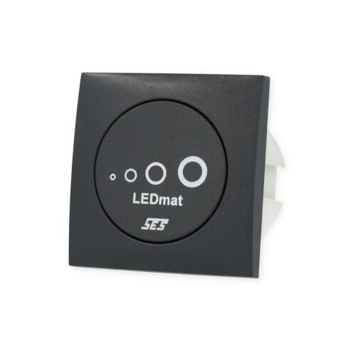 Berker Integro Flow/Pure Touch & Slide LED Dimmer, 12/24V, anthrazit