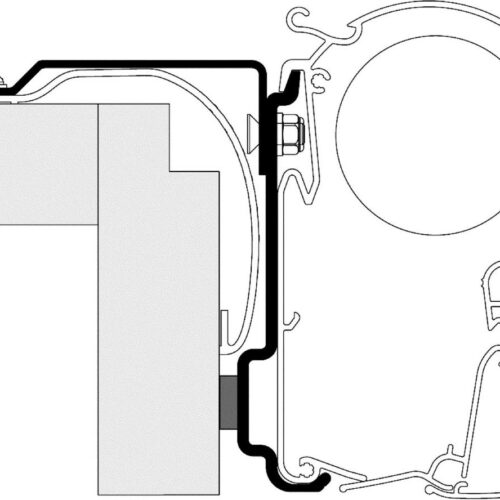Thule Omnistor 5200/4200 Adapter für Laika X