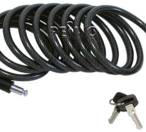 FIAMMA Cable Lock Diebstahlsicherung, Stahlkabel 2,5m