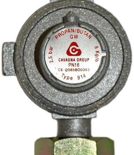 TGO Gasdruckregler für Abflammgeräte, 2,5bar, 8kg/h