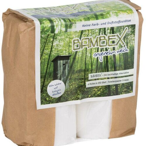 Bambex Premium Toilettenpapier, 4 Rollen
