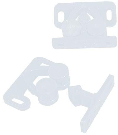 Rollenschnäpper 2er-Pack, weiß