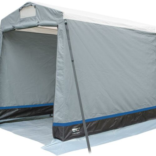 High Peak Multitent Universalzelt, 230x160cm, hellgrau/dunkelgrau/blau