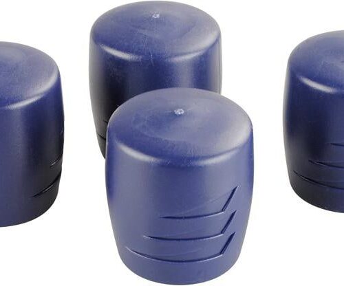 Fußstopfen 4er Set, blau - Crespo Ersatzteil Nr. SET 251-1-17 - passend zu Crespo Campingtische