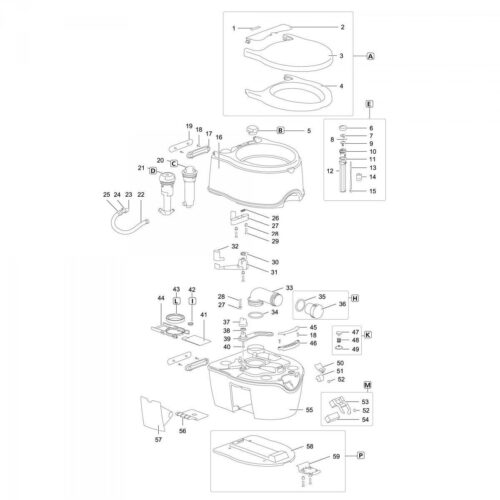 Dichtring - 07101 - passend zu Porta-Potti Excellence