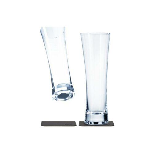 silwy Magnet Bierglas, Kristallglas, 330ml, 2er Set
