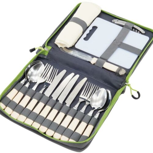 Outwell Picknick Besteckset, 19-teilig, weiß