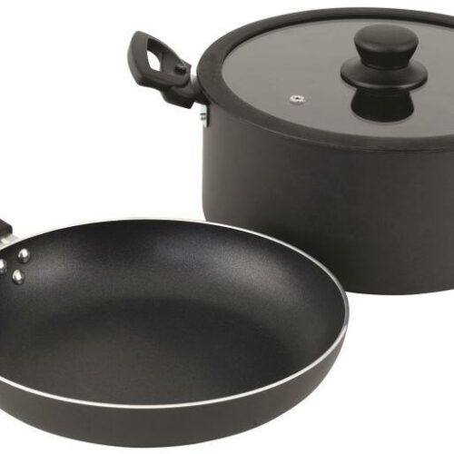 Outwell Culinary Kochtopfset, Aluminium, schwarz, L