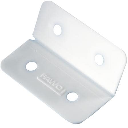 FAWO Winkelscharnier, weiß, 4er-Pack