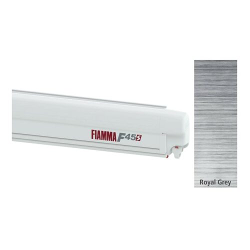 Fiamma F45S Markise weiß, 400cm, Royal Grey