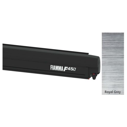 Fiamma F45S Markise schwarz, 260cm, Royal Grey