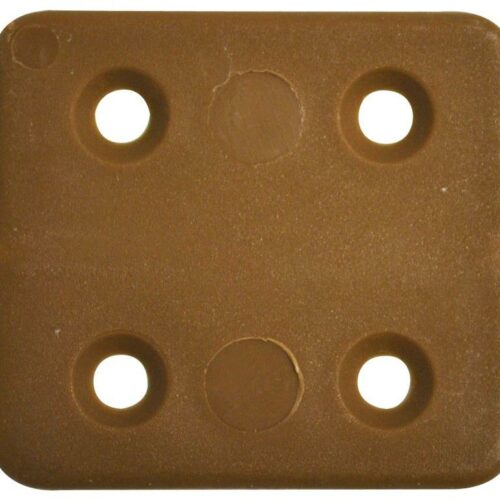 PVC-Scharniere, braun, 5 Stück