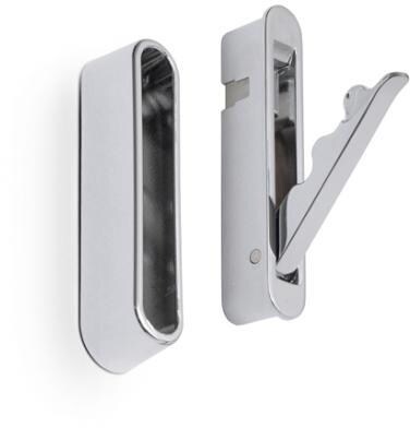 FAWO Klapphaken Kunststoff/ Chrom Glanz 8 cm