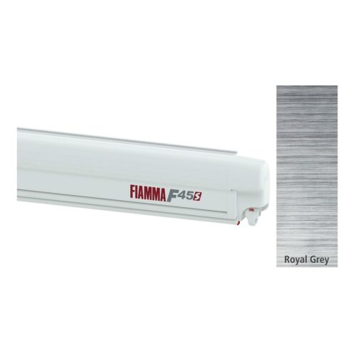 Fiamma F45S Markise weiß, 260cm, Royal Grey