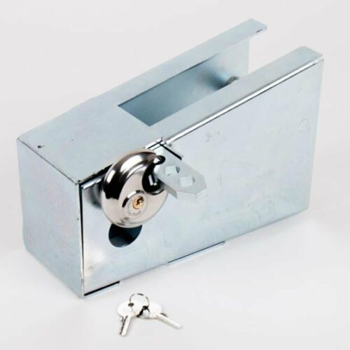 Universal Kastenschloss für Kugelkupplungen u. Antischlingerkupplungen