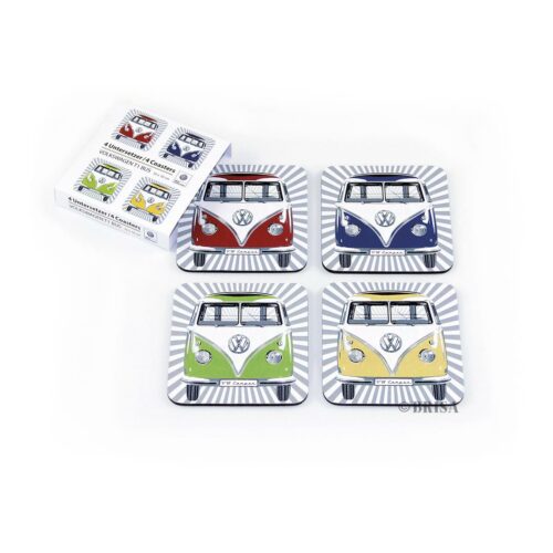 VW Collection Untersetzer VW T1, 4er-Set