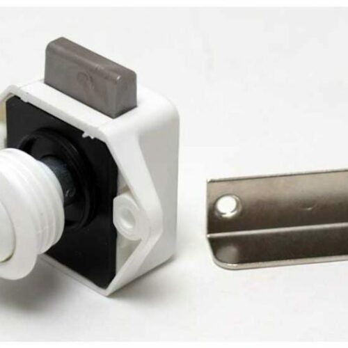 Häfele Push Lock Mini Komplettset, 50er Pack, weiß