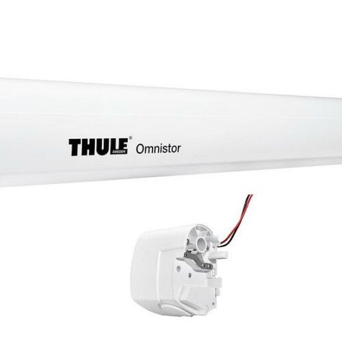 Thule Omnistor 5200 Markise, mit 12V-Motor weiß, 455cm, Mystic Grau