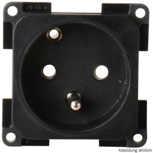 Inprojal System 20.000 Steckdose für Belgien/Frankreich, 250V, schiefergrau