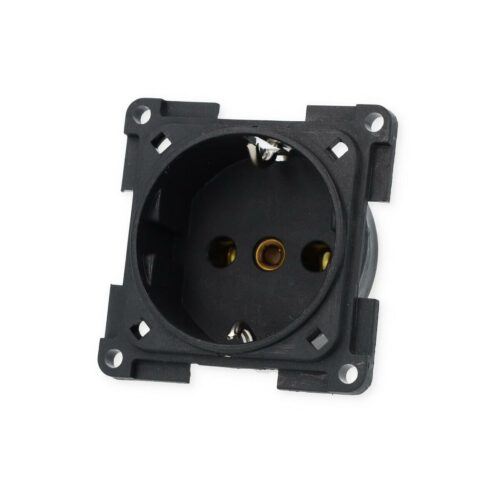 Inprojal System 20.000 Steckdose Schuko, 230V, schwarz