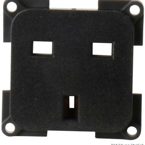 Inprojal System 20.000 Steckdose für Britischen Standard, 250V, schiefergrau