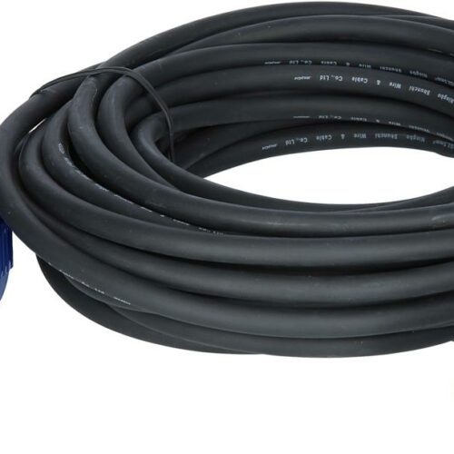 Carbest CEE Anschlusskabel mit CEE Stecker und CEE Winkelkupplung, 15m, 2,5 mm²